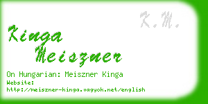 kinga meiszner business card